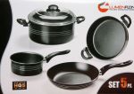 [360] 17�Premio:Batteria di pentole 5 pz. NOIR